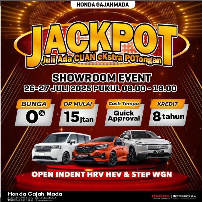 Promo Mobil Honda By Alex 1 Honda Semarang